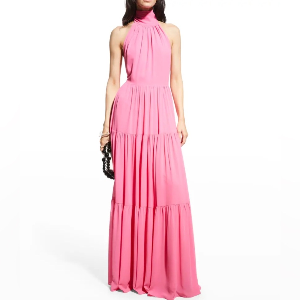 One33 Social Tiered Maxi Halter Dress